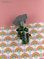 Vintage 1980's TMNT Donatello Burger King Suction Cup Plastic Miniature Toy