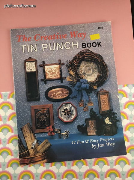 Vintage 1983 The Creative Way Tin Punch Softcover Booklet