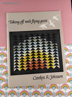 Vintage 1990 Taking Off with Flying Geese Counted Cross Stitch Softcover Booklet