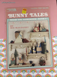 Vintage 1987 Leisure Arts Bunny Tales Wood You Remember Counted Cross Stitch Softcover Booklet