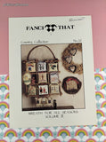 Vintage 1989 Fanci That Country Collection Wreath for All Seasons Vol. II Counted Cross Stitch Softcover Booklet