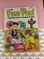 Vintage 1989 Creative Child Press Fun Pad Softcover, Like New