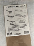 Vintage Regency Mills Christmas Trees Santa Claus Elegant Band Box Kit NEW & SEALED