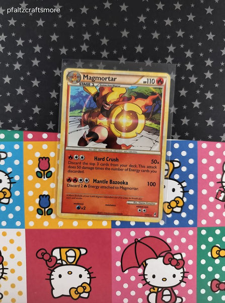 Pokemon TCG - Magmortar Call of Legends Rare Non-Holo Card 16/95 - LP