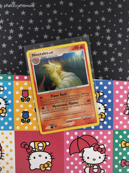 Vintage Rare - Ninetales Platinum Non-Holo Pokemon Card 36/127 - VG