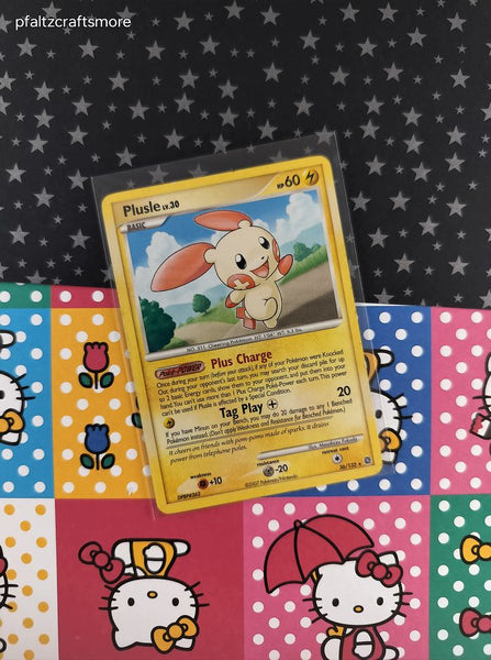 Vintage Rare - Plusle Secret Wonders Non-Holo Pokemon Card 36/132 - VG