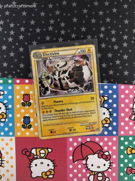 Pokemon TCG - Electivire Triumphant Rare Non-Holo Pokemon Card 20/102 - VG