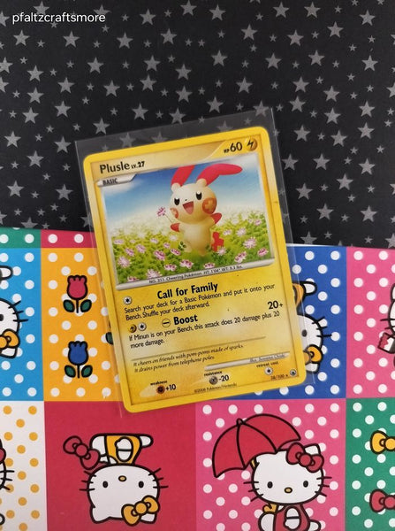 Pokemon TCG - Plusle Majestic Dawn Rare Non-Holo Pokemon Card 28/100 - VG