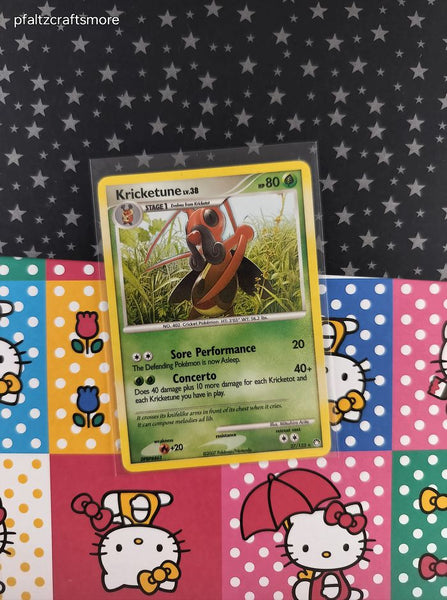 Vintage Rare - Kricketune Mysterious Treasures Non-Holo Pokemon Card 27/123 - LP