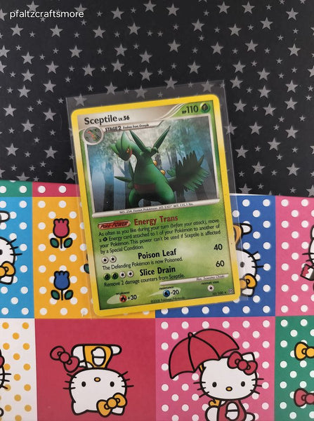 Vintage Rare - Sceptile Stormfront Non-Holo Pokemon Card 10/100 - VG