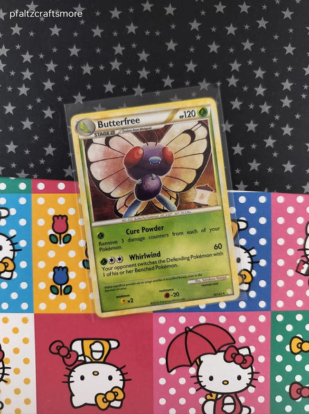 Pokemon TCG - Butterfree HeartGold SoulSilver Rare Non-Holo Pokemon Card 16/123 - NM