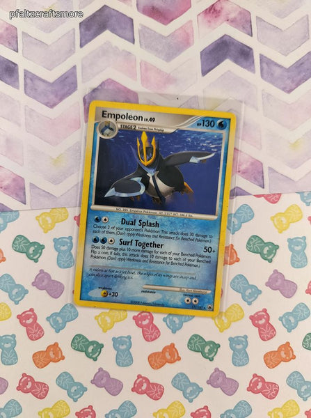Vintage Rare - Empoleon Majestic Dawn Rare Non-Holo Pokemon Card 17/100 - MP