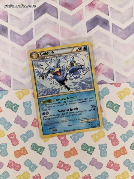 Pokemon TCG - Golduck Triumphant Rare Non-Holo Card 22/102 - VG