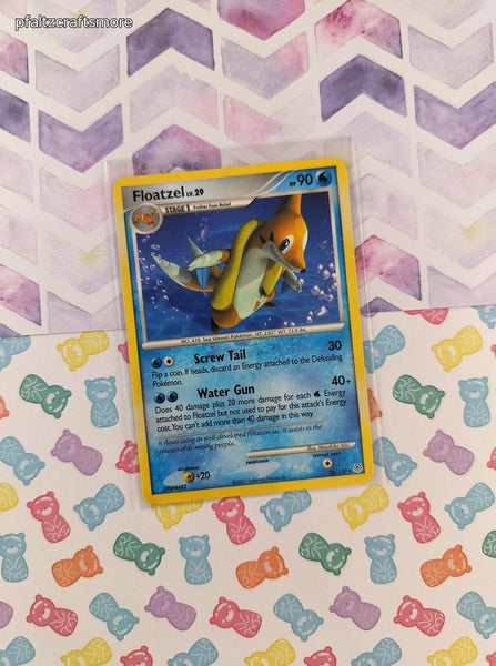 Vintage Rare - Floatzel Diamond & Pearl Non-Holo Pokemon Card 26/130 - VG (B)