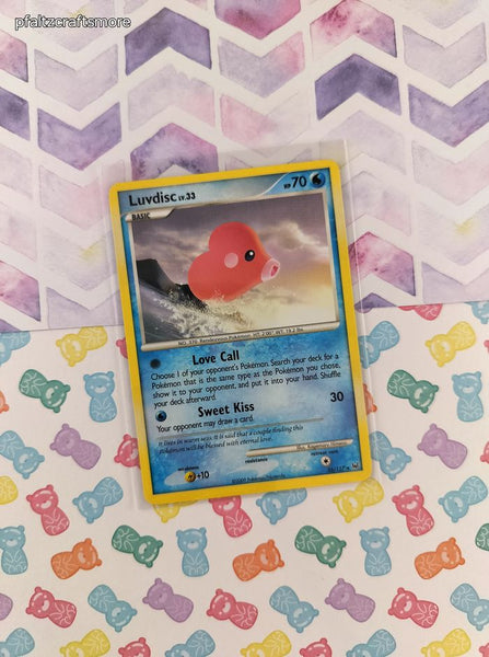 Pokemon TCG - Luvdisc Platinum Rare Non-Holo Pokemon Card 35/127 - VG