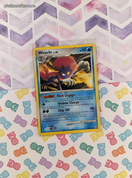Vintage Rare - Weavile Secret Wonders Non-Holo Pokemon Card 40/132 - VG