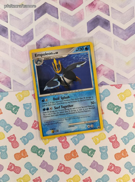 Vintage Rare - Empoleon Majestic Dawn Rare Non-Holo Pokemon Card 17/100 - VG