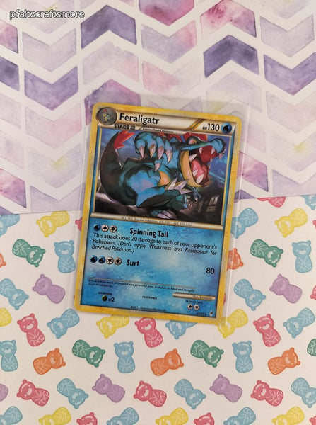 Pokemon TCG - Feraligatr Call of Legends Rare Non-Holo Pokemon Card 25/95 - VG