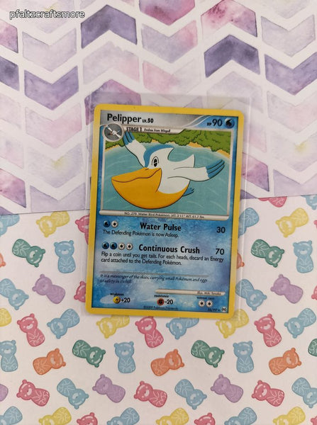 Pokemon TCG - Pelipper Arceus Rare Non-Holo Pokemon Card 24/99 - VG