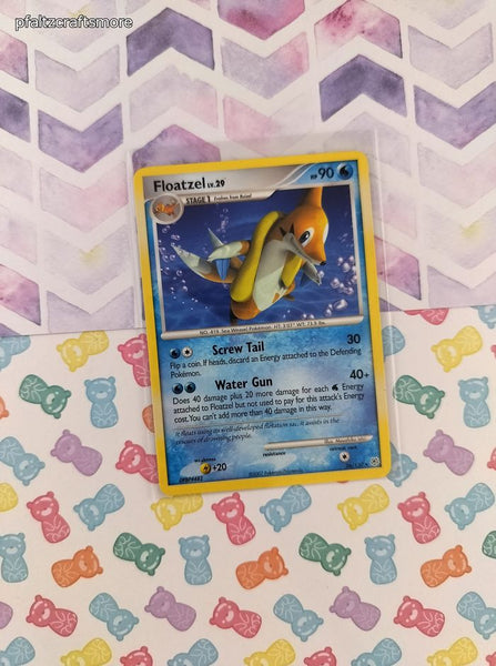 Vintage Rare - Floatzel Diamond & Pearl Non-Holo Pokemon Card 26/130 - NM