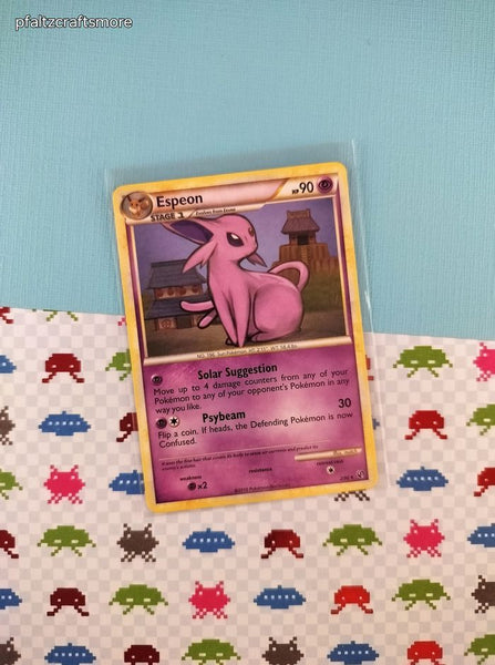 Pokemon TCG - Espeon Undaunted Rare Non-Holo Card 2/90 - NM