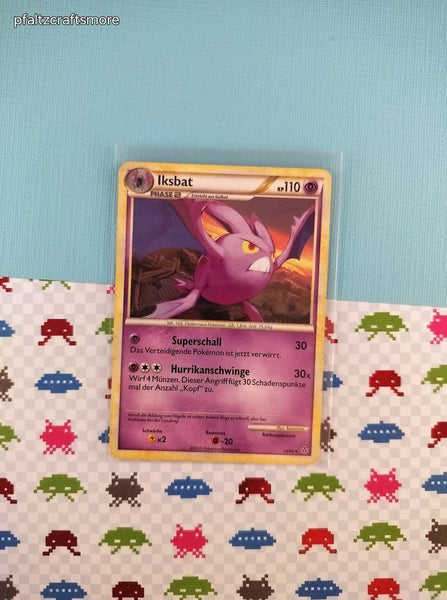 Pokemon TCG - Crobat Unleashed Rare Non-Holo Pokemon Card 14/95 - LP