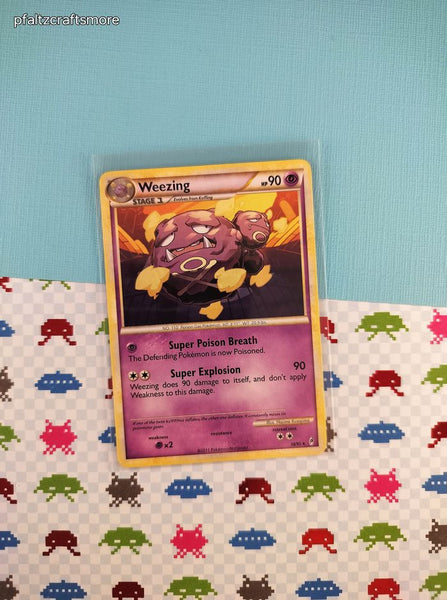 Pokemon TCG - Weezing Call of Legends Rare Non-Holo Pokemon Card 38/95 - NM