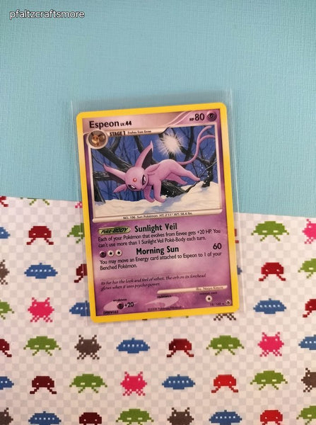 Vintage Rare - Espeon Majestic Dawn Non-Holo Pokemon Card 18/100 - VG