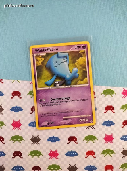 Vintage Rare - Wobbuffet Diamond & Pearl Non-Holo Pokemon Card 41/130 - VG (B)