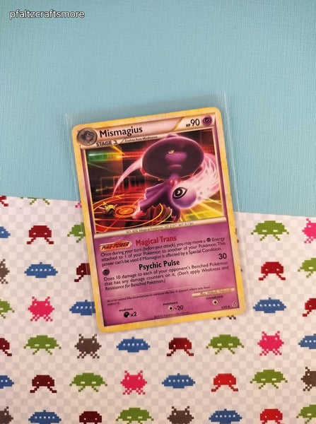 Pokemon TCG - Mismagius Unleashed Rare Non-Holo Pokemon Card 5/95 - LP