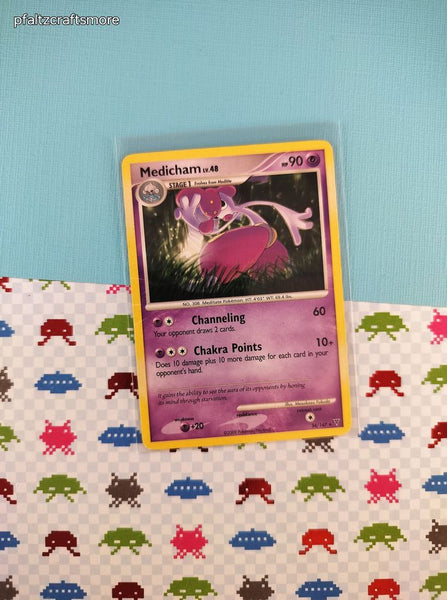 Pokemon TCG - Medicham Supreme Victors Rare Non-Holo Pokemon Card 34/147 - MP