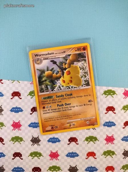 Vintage Rare - Wormadam Secret Wonders Non-Holo Pokemon Card 42/132 - VG