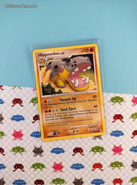 Vintage Rare - Hippowdon Diamond & Pearl Non-Holo Pokemon Card 29/130 - LP