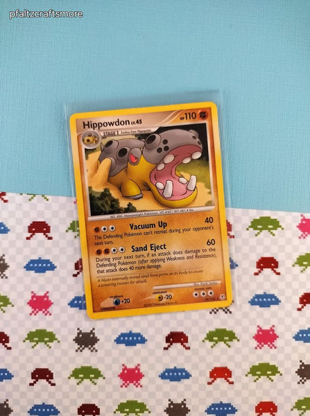 Vintage Rare - Hippowdon Diamond & Pearl Non-Holo Pokemon Card 29/130 - VG