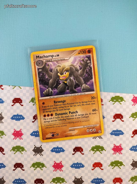 Vintage Rare - Machamp Diamond & Pearl Rare Non-Holo Pokemon Card 31/130 - MP
