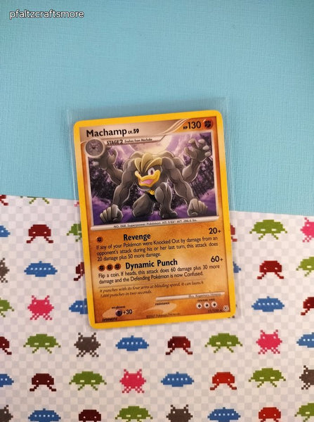 Vintage Rare - Machamp Diamond & Pearl Non-Holo Pokemon Card 31/130 - MP (B)