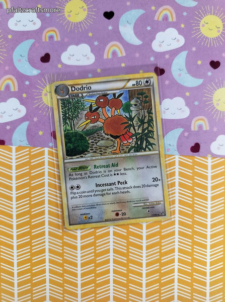 Pokemon TCG - Dodrio Undaunted Non-Holo Pokemon Card 11/90 - VG