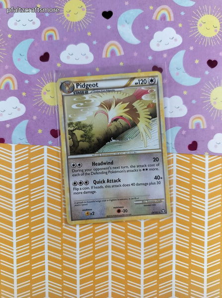 Pokemon TCG - Pidgeot Triumphant Rare Non-Holo Pokemon Card 29/102 - MP