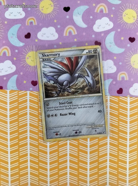 Pokemon TCG - Skarmory Undaunted Rare Non-Holo Pokemon Card 21/90 - LP