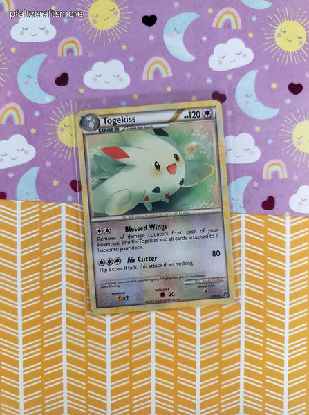Pokemon TCG - Togekiss Undaunted Rare Non-Holo Pokemon Card 9/90 - LP