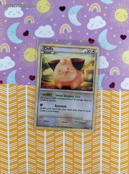 Pokemon TCG - Cleffa Call of Legends Rare Non-Holo Pokemon Card 24/95 - VG