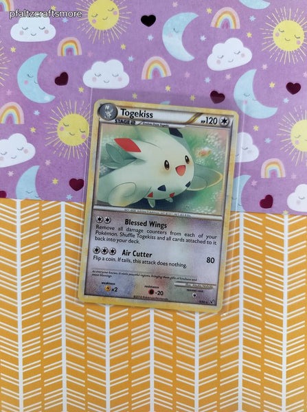 Pokemon TCG - Togekiss Undaunted Rare Non-Holo Pokemon Card 9/90 - VG