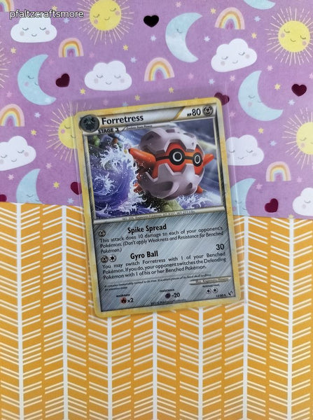 Pokemon TCG - Forretress Undaunted Rare Non-Holo Pokemon Card 13/90 - HP