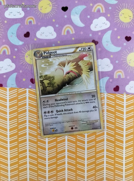 Pokemon TCG - Pidgeot Triumphant Rare Non-Holo Pokemon Card 29/102 - VG