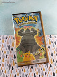 Vintage 2001 Pokemon the Johto Journeys Team Green! Plastic Case VHS Tape, Like New