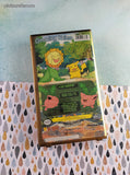 Vintage 2001 Pokemon the Johto Journeys Team Green! Plastic Case VHS Tape, Like New