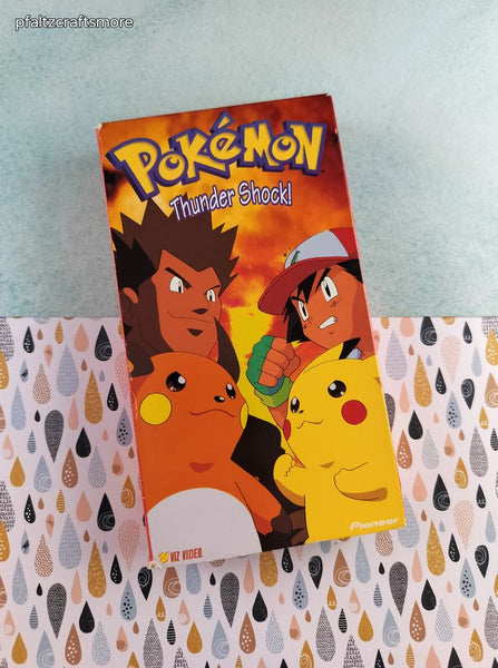 Vintage 1998 Viz Video Pokemon "Thunder Shock!" VHS Tape