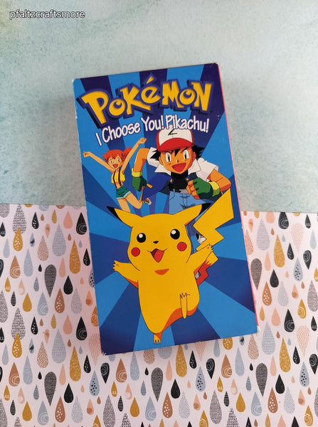 Vintage 1998 Viz Video Pokemon "I Choose You! Pikachu!" VHS Tape