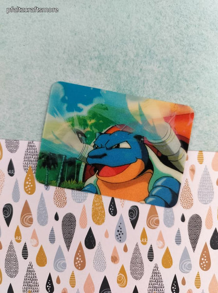 Vintage 1990's Pokemon Viz Video Lenticular Promo Card Blastoise - NM