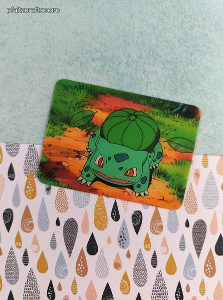 Vintage 1990's Pokemon Viz Video Lenticular Promo Card Bulbasaur - NM